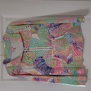 Lilly Pulitzer Popover 1/2 Zip Pullover Large